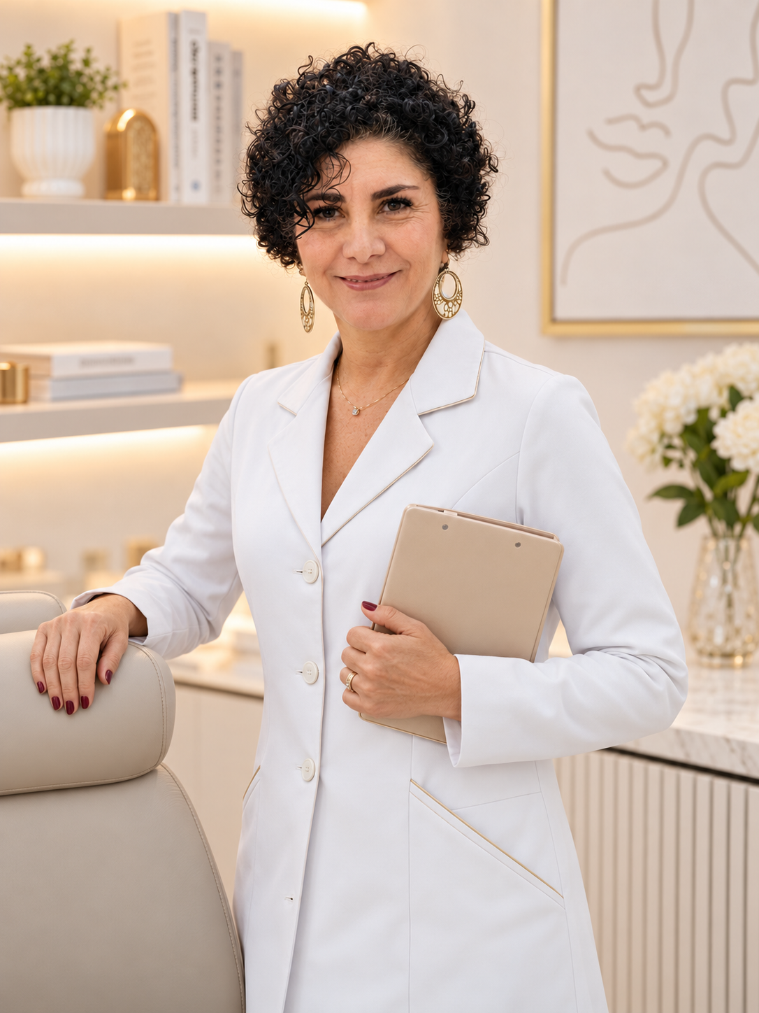Dra. Isabel Ribeiro durante consulta